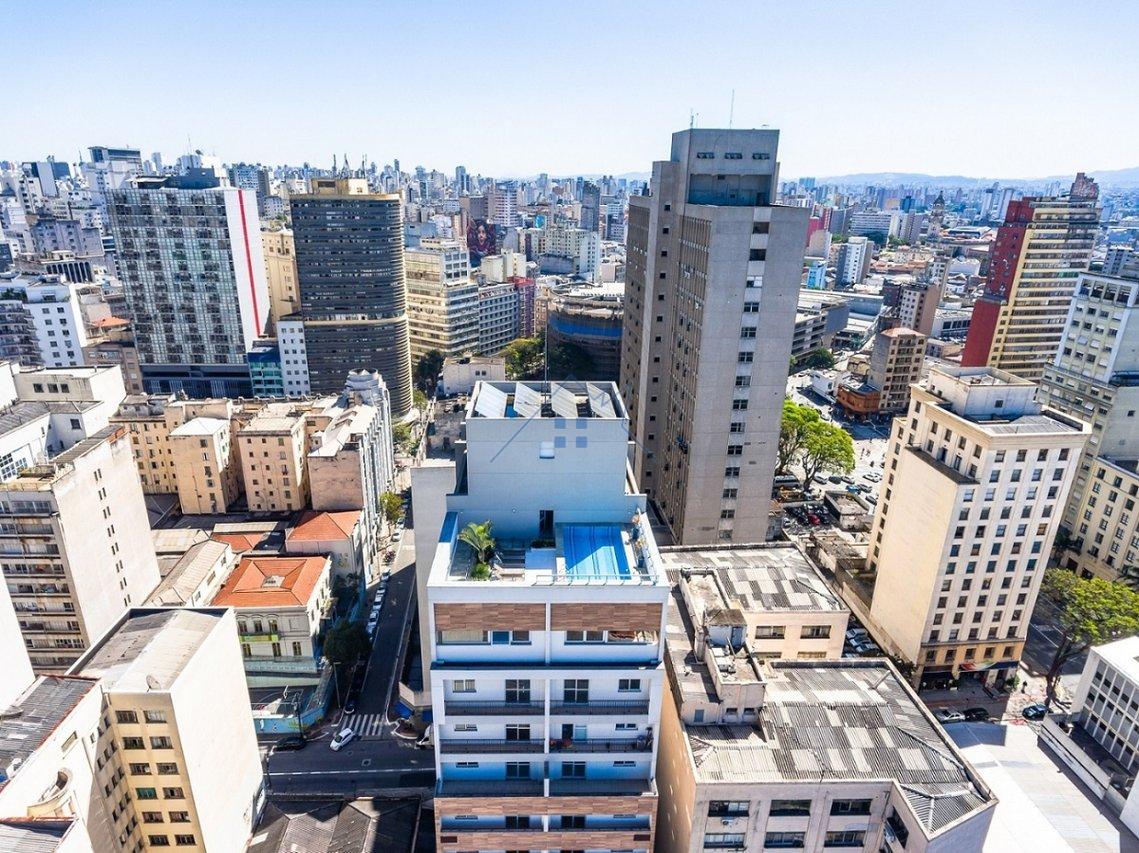 Studio 31m² na República 1 dorm Rua Brigadeiro Tobias São Paulo - 