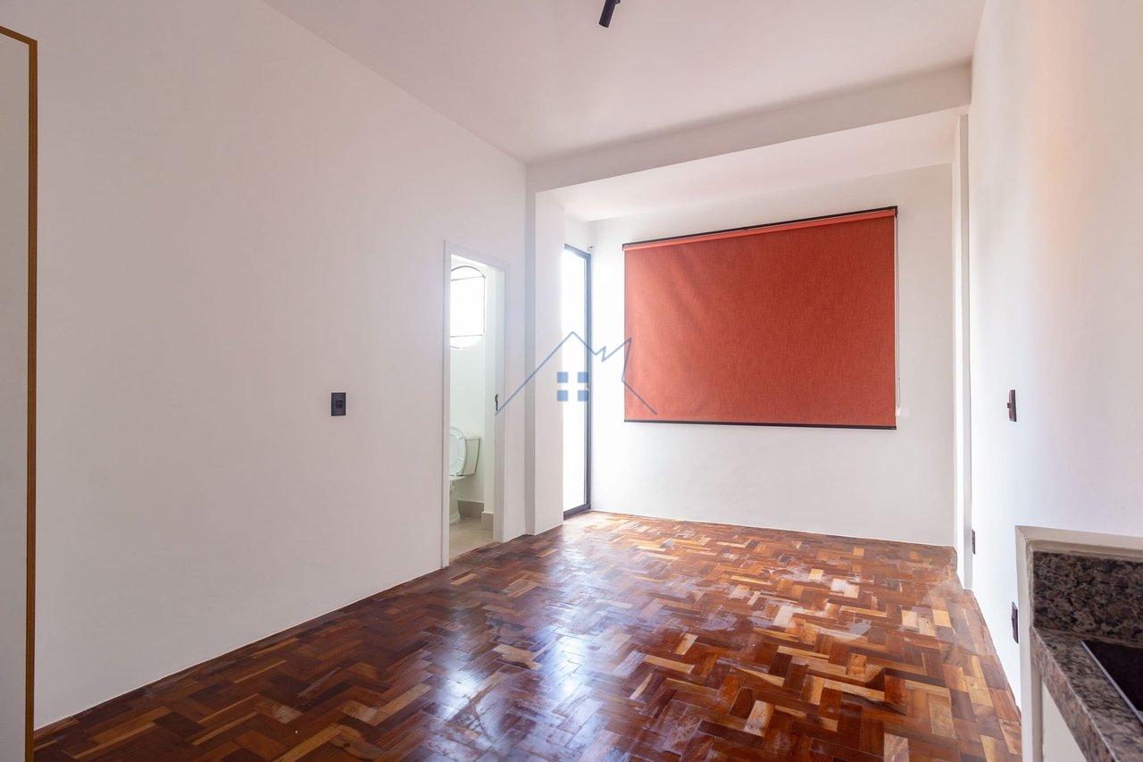 Studio Metrô Santa Cecília 30m² - ACEITA PET - sem depósito caução Rua Ana Cintra São Paulo - 
