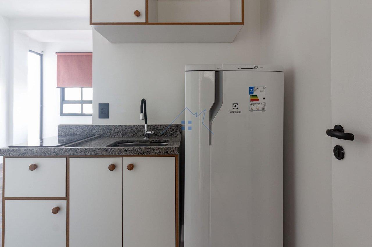 Studio Metrô Santa Cecília 30m² - ACEITA PET - sem depósito caução Rua Ana Cintra São Paulo - 