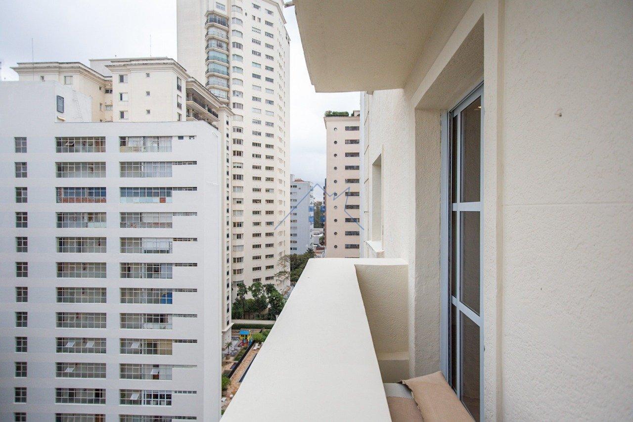 Apartamento Reformado 127m² na Vila Buarque 3 dorm 1 suíte 1 vaga Avenida Higienópolis São Paulo - 