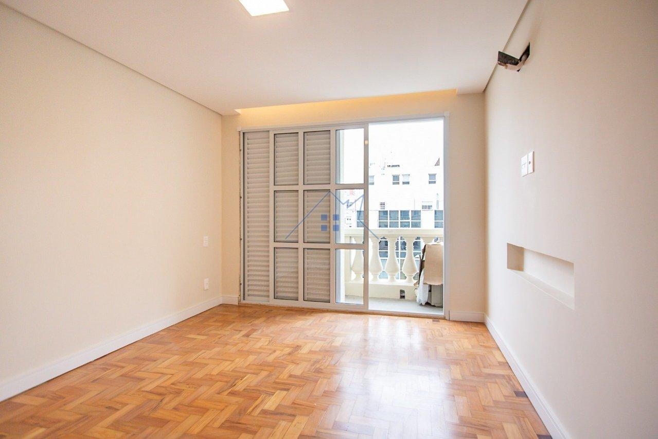Apartamento Reformado 127m² na Vila Buarque 3 dorm 1 suíte 1 vaga Avenida Higienópolis São Paulo - 