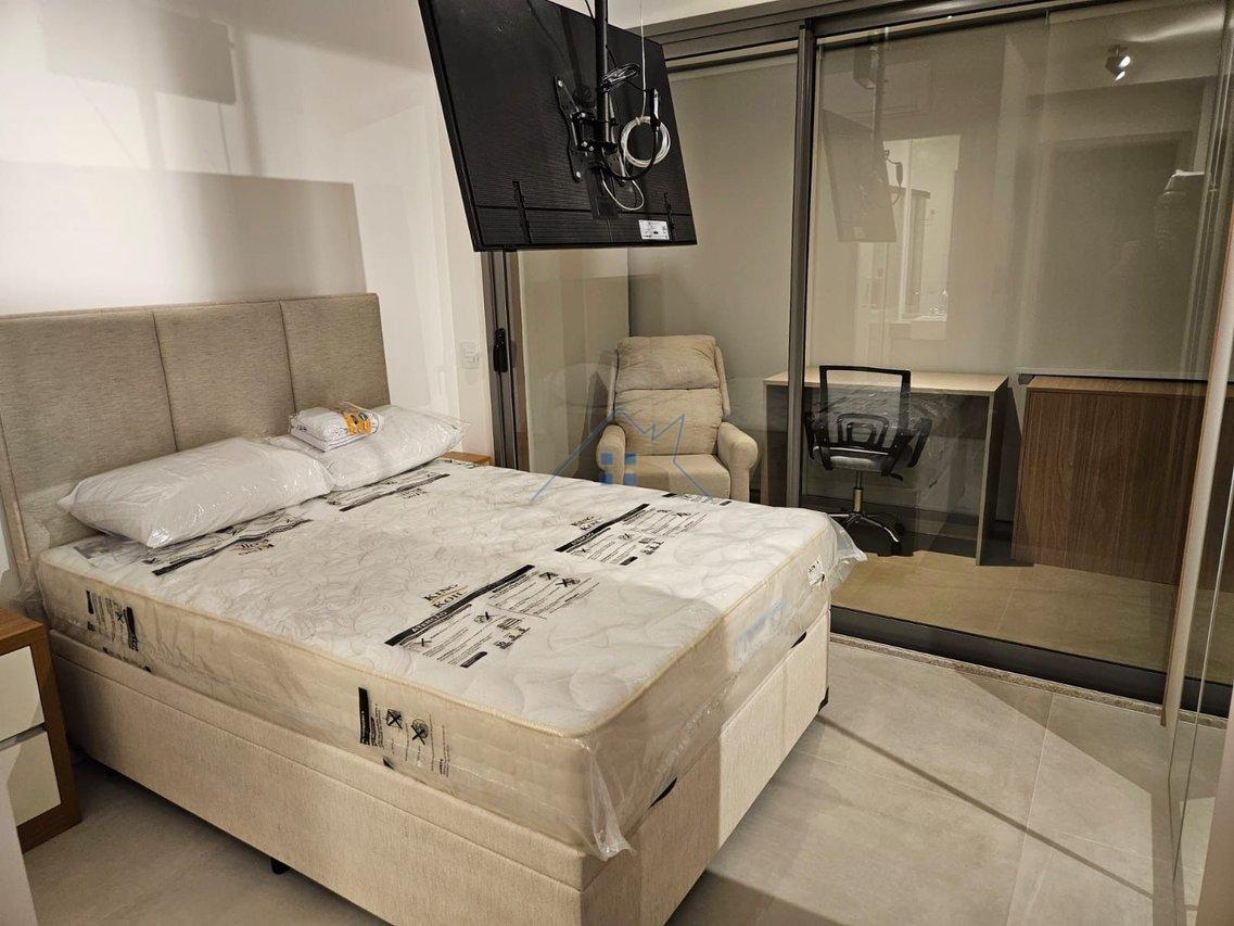 Studio Mobiliado com 25m² em Pinheiros Rua Alves Guimarães São Paulo - 