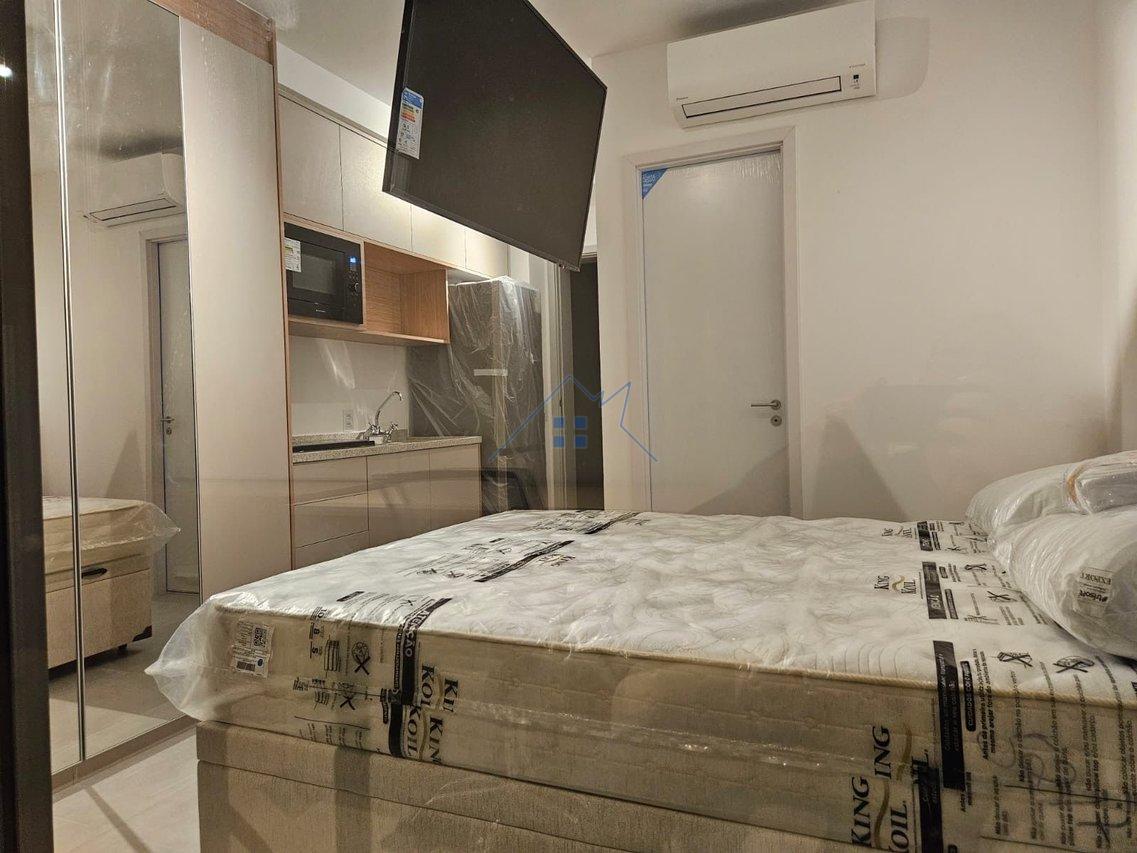 Studio Mobiliado com 25m² em Pinheiros Rua Alves Guimarães São Paulo - 
