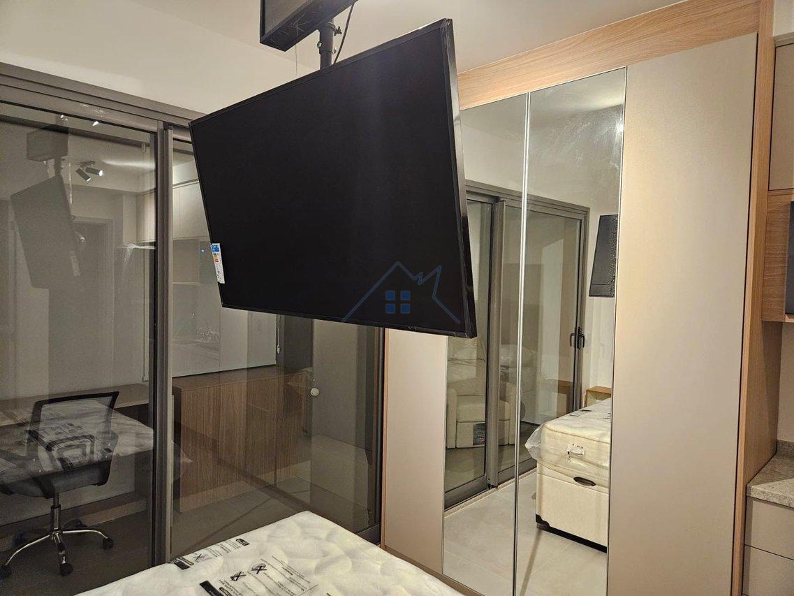 Studio Mobiliado com 25m² em Pinheiros Rua Alves Guimarães São Paulo - 