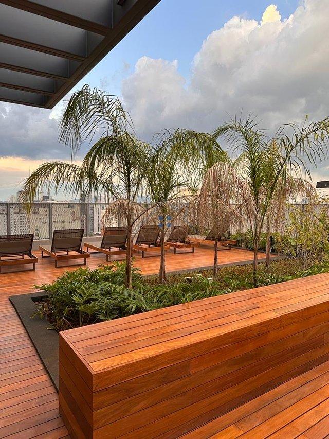Studio Mobiliado com 25m² em Pinheiros Rua Alves Guimarães São Paulo - 