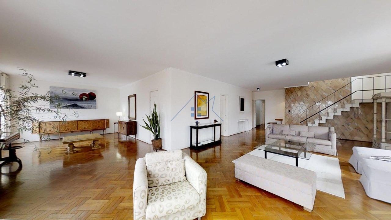 Cobertura Duplex 485m² na Bela Vista 5 dorm 3 suítes 2 vagas Rua Cincinato Braga São Paulo - 