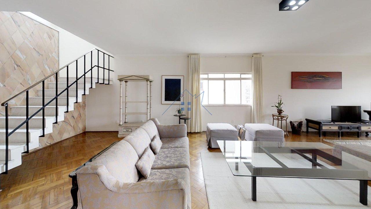 Cobertura Duplex 485m² na Bela Vista 5 dorm 3 suítes 2 vagas Rua Cincinato Braga São Paulo - 