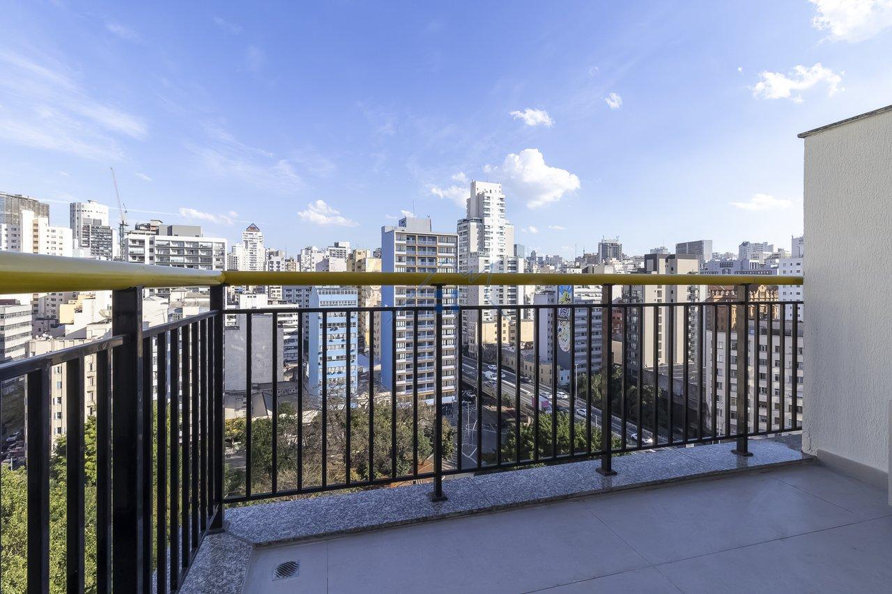 Cobertura 70m² em Santa Cecília 1 dorm 1 vaga Avenida Duque de Caxias São Paulo - 