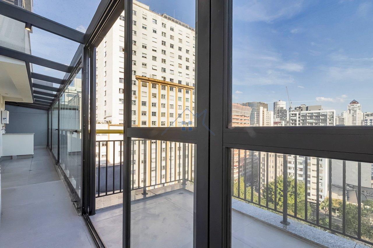 Cobertura 70m² em Santa Cecília 1 dorm 1 vaga Avenida Duque de Caxias São Paulo - 