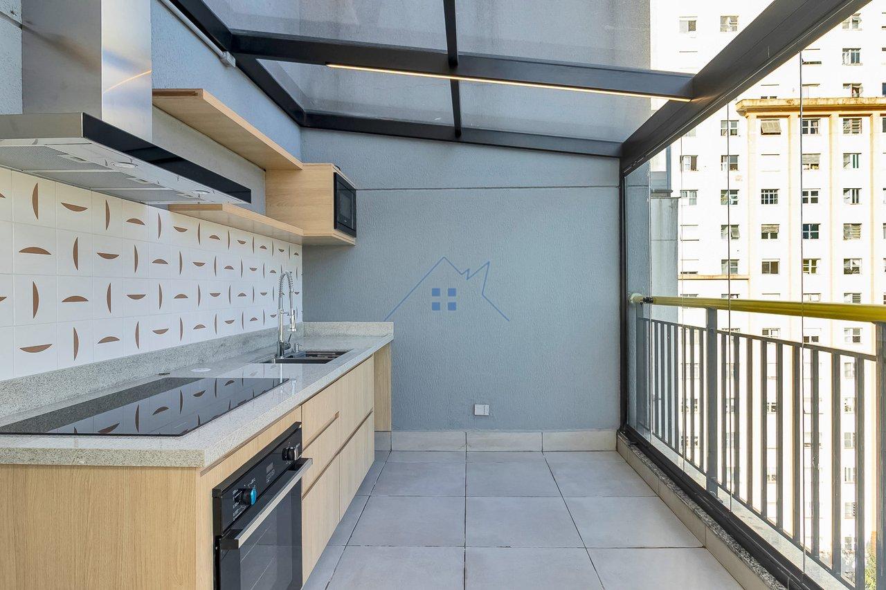 Cobertura 70m² em Santa Cecília 1 dorm 1 vaga Avenida Duque de Caxias São Paulo - 
