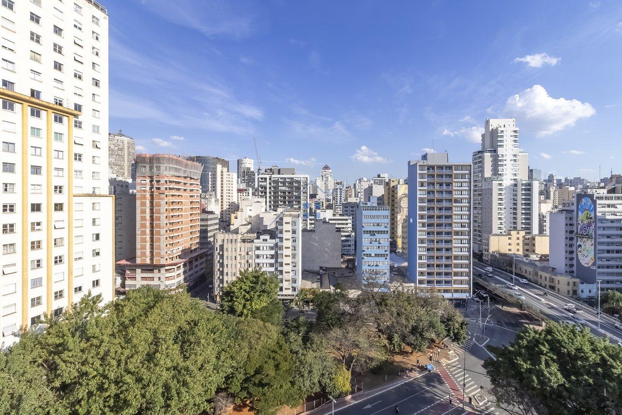 Cobertura 70m² em Santa Cecília 1 dorm 1 vaga Avenida Duque de Caxias São Paulo - 