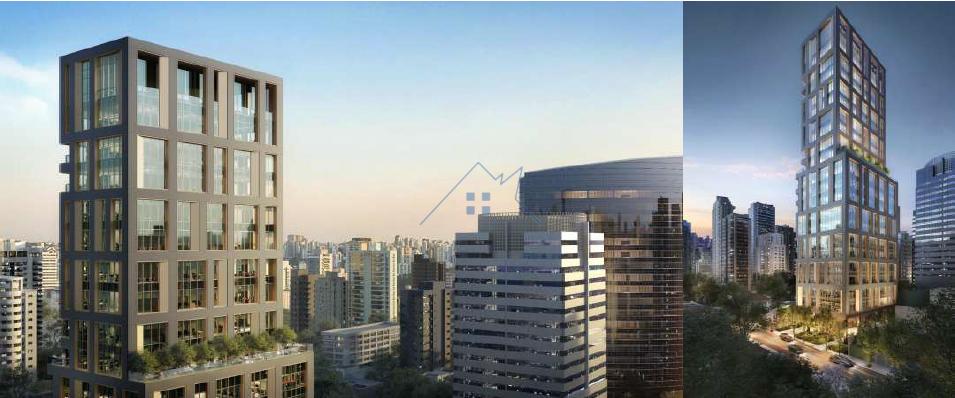Conjunto Comercial Laje no Itaim Bibi 608,41m² Rua Leopoldo Couto Magalhães Júnior São Paulo - 
