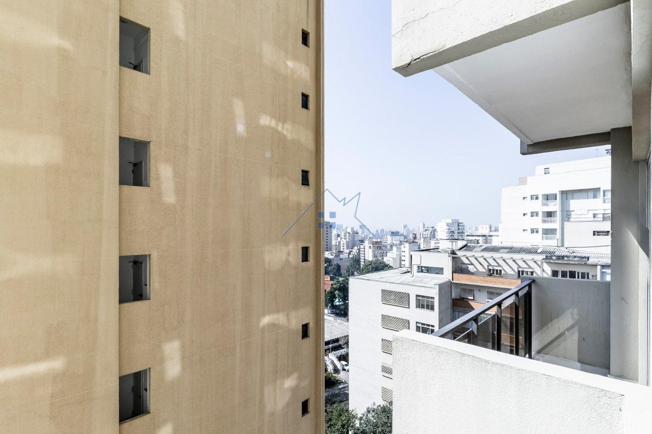 Apartamento 43,5m² na Consolação 1 dorm 1 vaga Rua Bela Cintra São Paulo - 