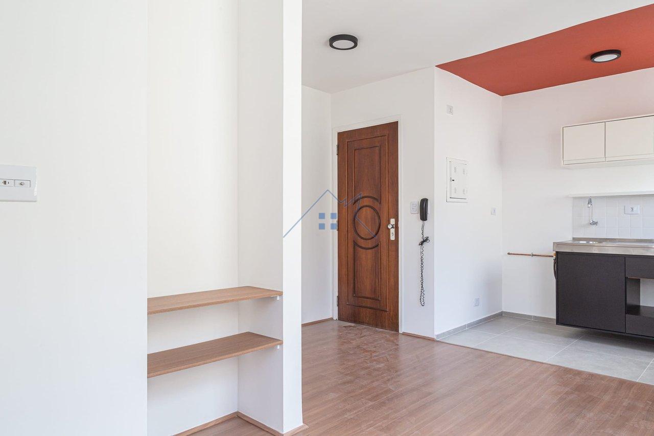 Apartamento na Consolação com 32m² 1 dorm - Aceita PET Rua Frei Caneca São Paulo - 