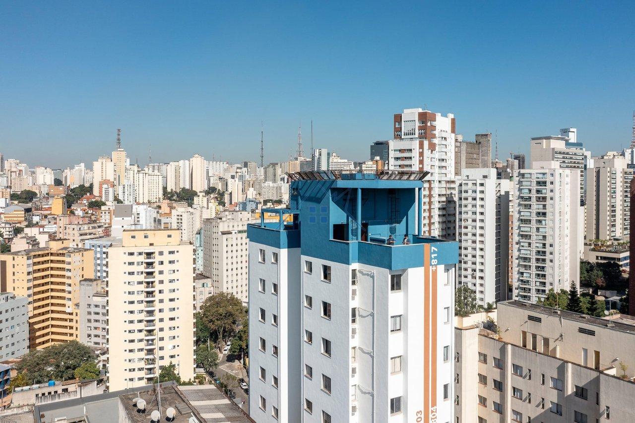 Apartamento 01 dormitório na Consolação 32m2 - Aceita PET Rua Frei Caneca São Paulo - 