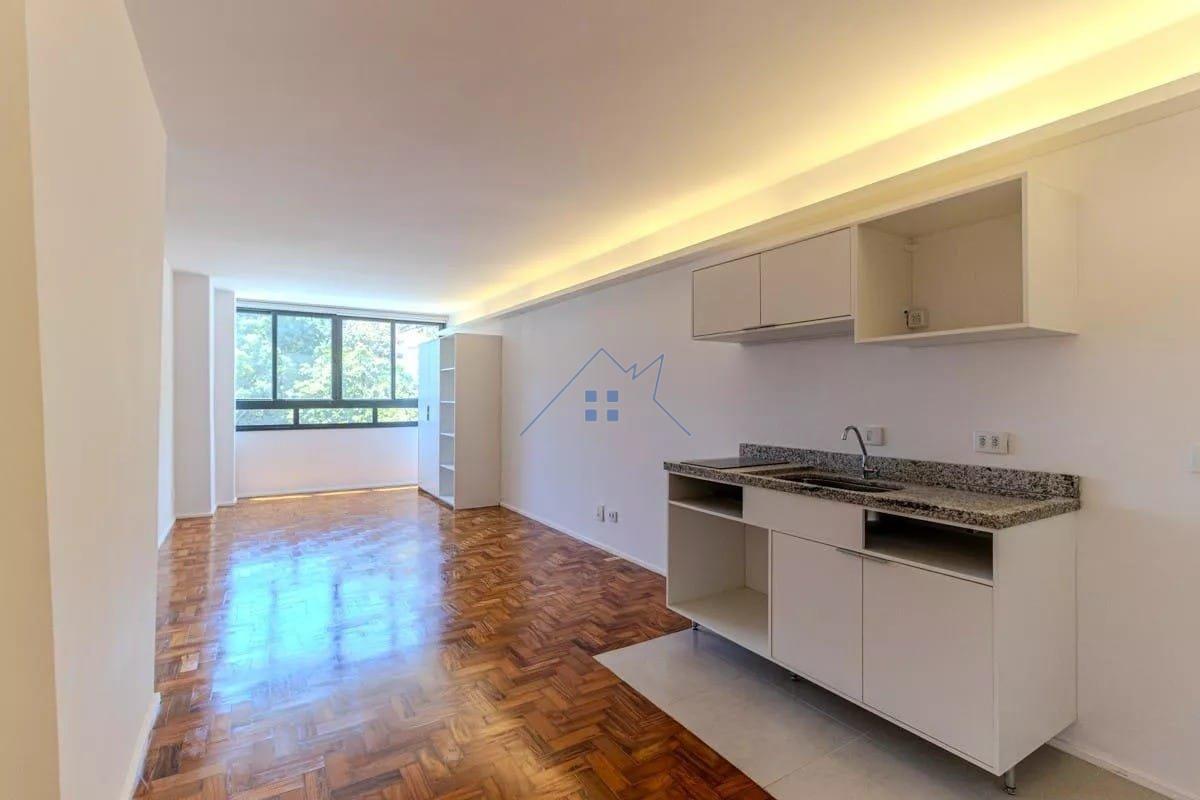 Studio na Santa Cecília 32m² 1 dorm - Aceita PET - Sem depósito caução Largo do Arouche São Paulo - 