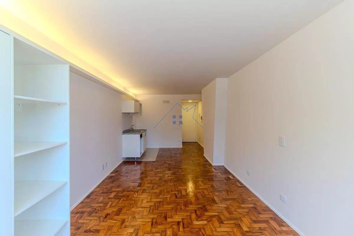 Studio na Santa Cecília 32m² 1 dorm - Aceita PET - Sem depósito caução Largo do Arouche São Paulo - 