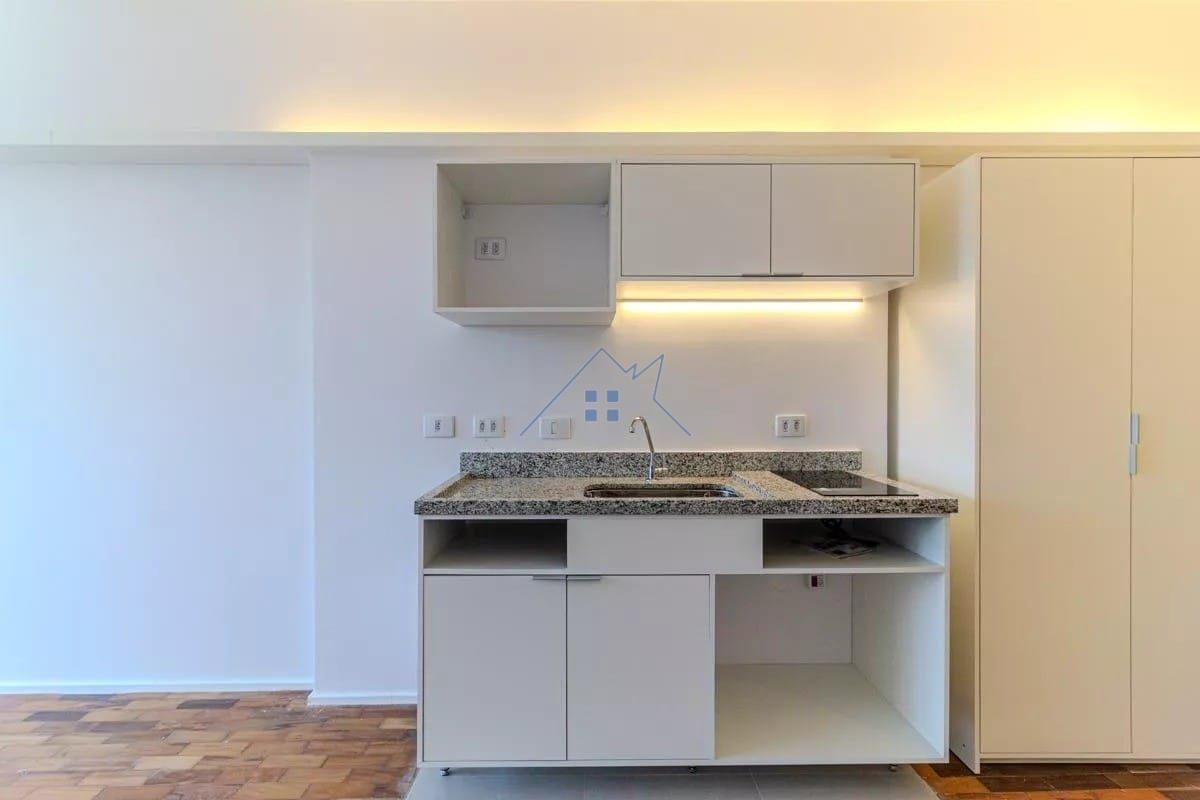 Studio na República 27m² - Aceita PET - Sem fiador ou depósito caução Largo do Arouche São Paulo - 