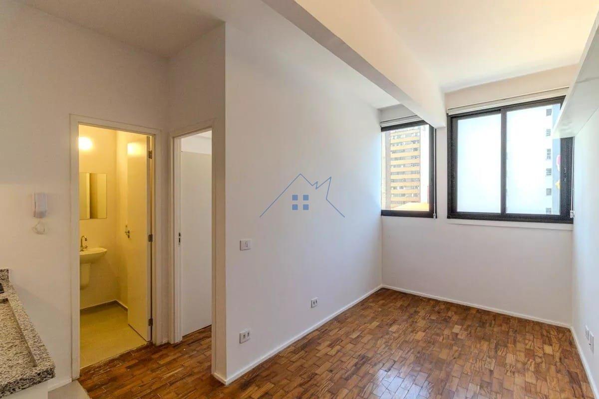 Apartamento 27,4m² na República - Aceita PET - Sem Fiador Largo do Arouche São Paulo - 