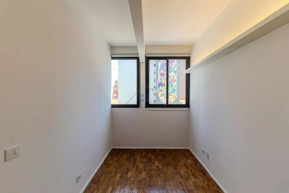 Apartamento 27m² na República 1 dorm - Aceita PET - Sem Fiador Largo do Arouche São Paulo - 