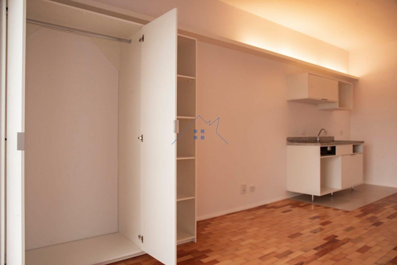 Studio 33m² na República 1 dorm - Aceita PET Largo do Arouche São Paulo - 