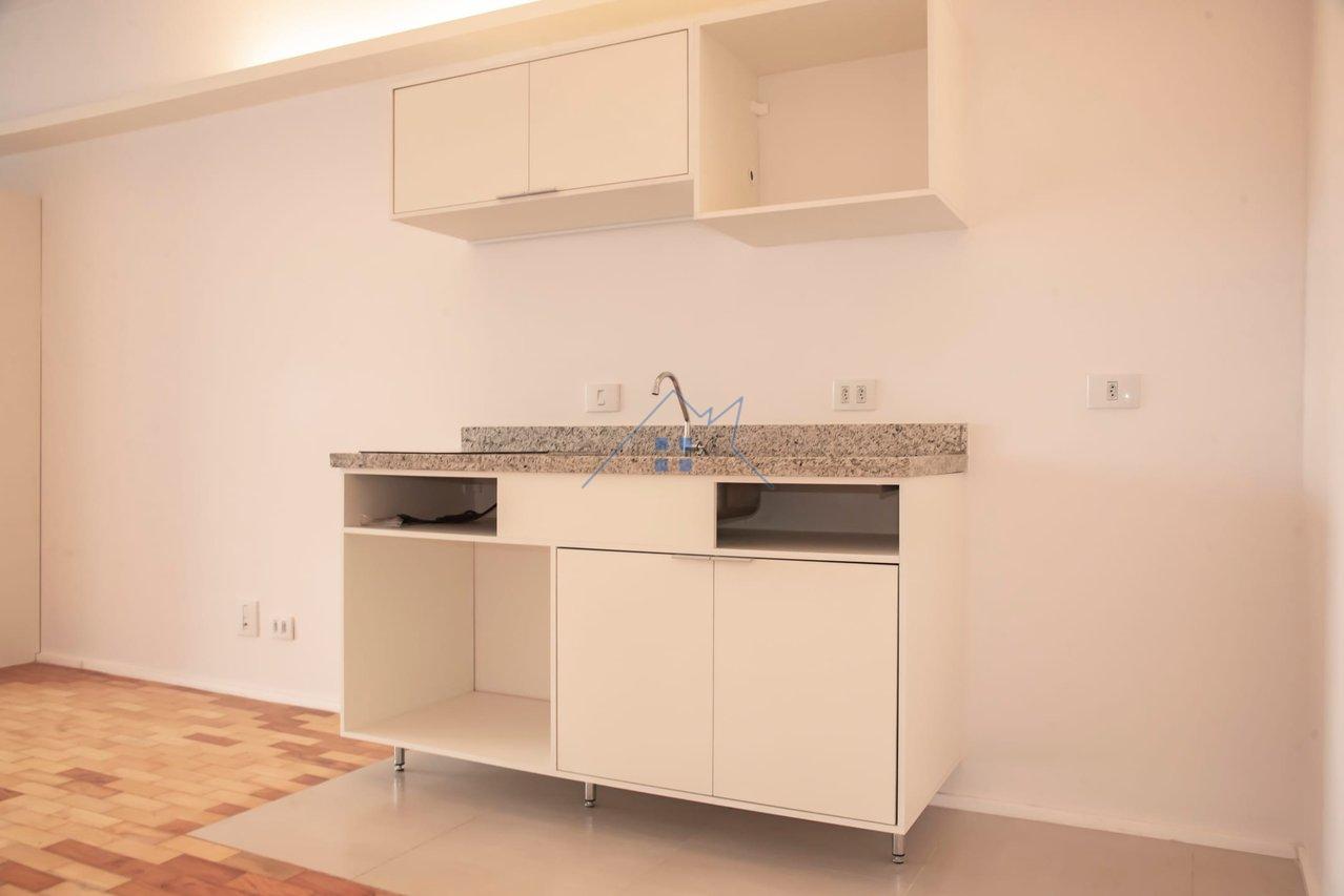 Studio 33m² na República 1 dorm - Aceita PET Largo do Arouche São Paulo - 