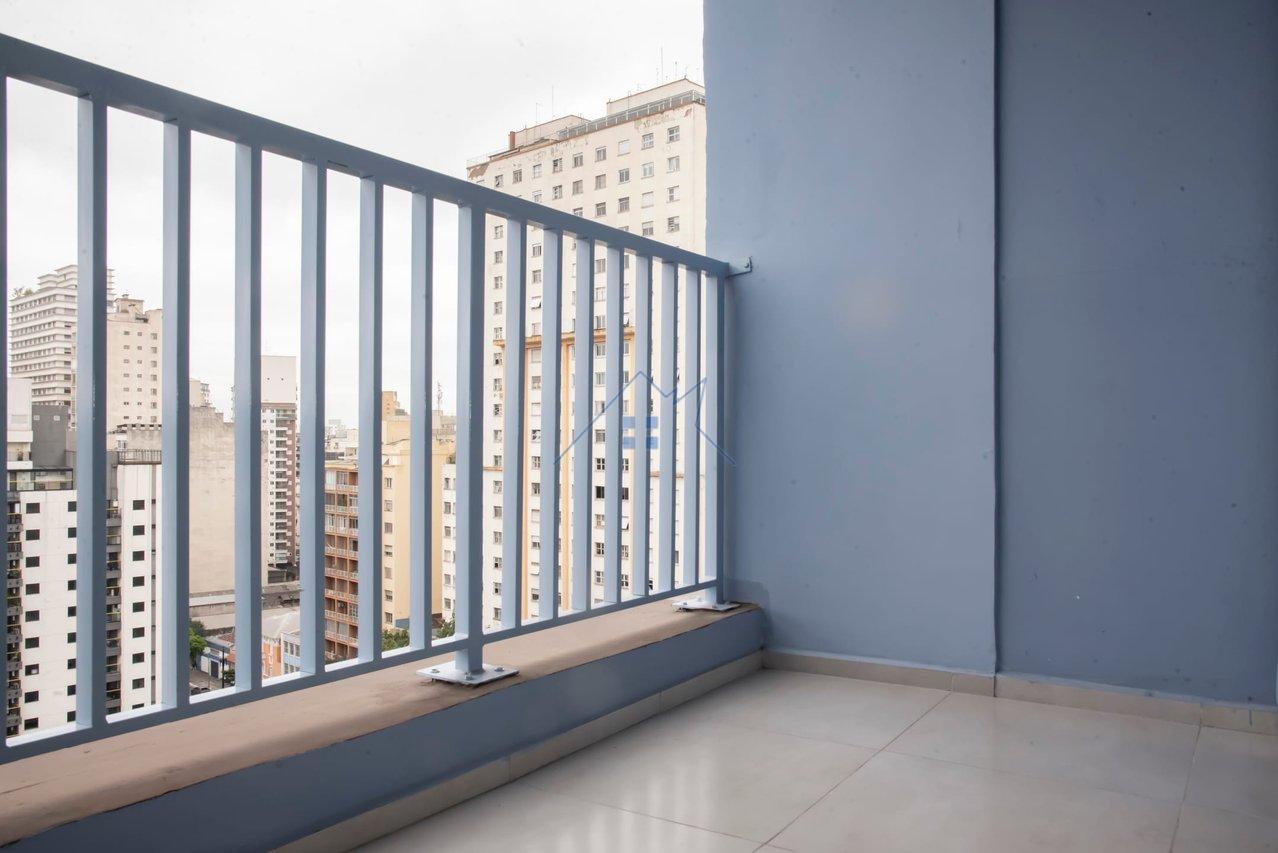 Studio 33m² na República 1 dorm - Aceita PET Largo do Arouche São Paulo - 