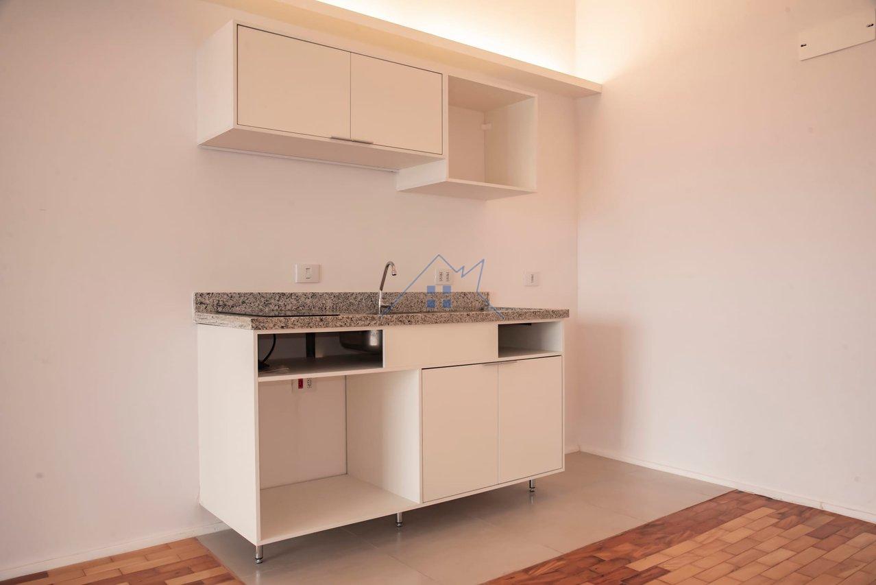 Studio 33m² na República 1 dorm - Aceita PET Largo do Arouche São Paulo - 