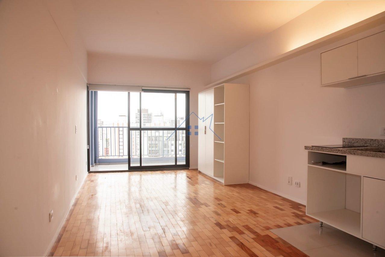 Studio 33m² na República 1 dorm - Aceita PET Largo do Arouche São Paulo - 