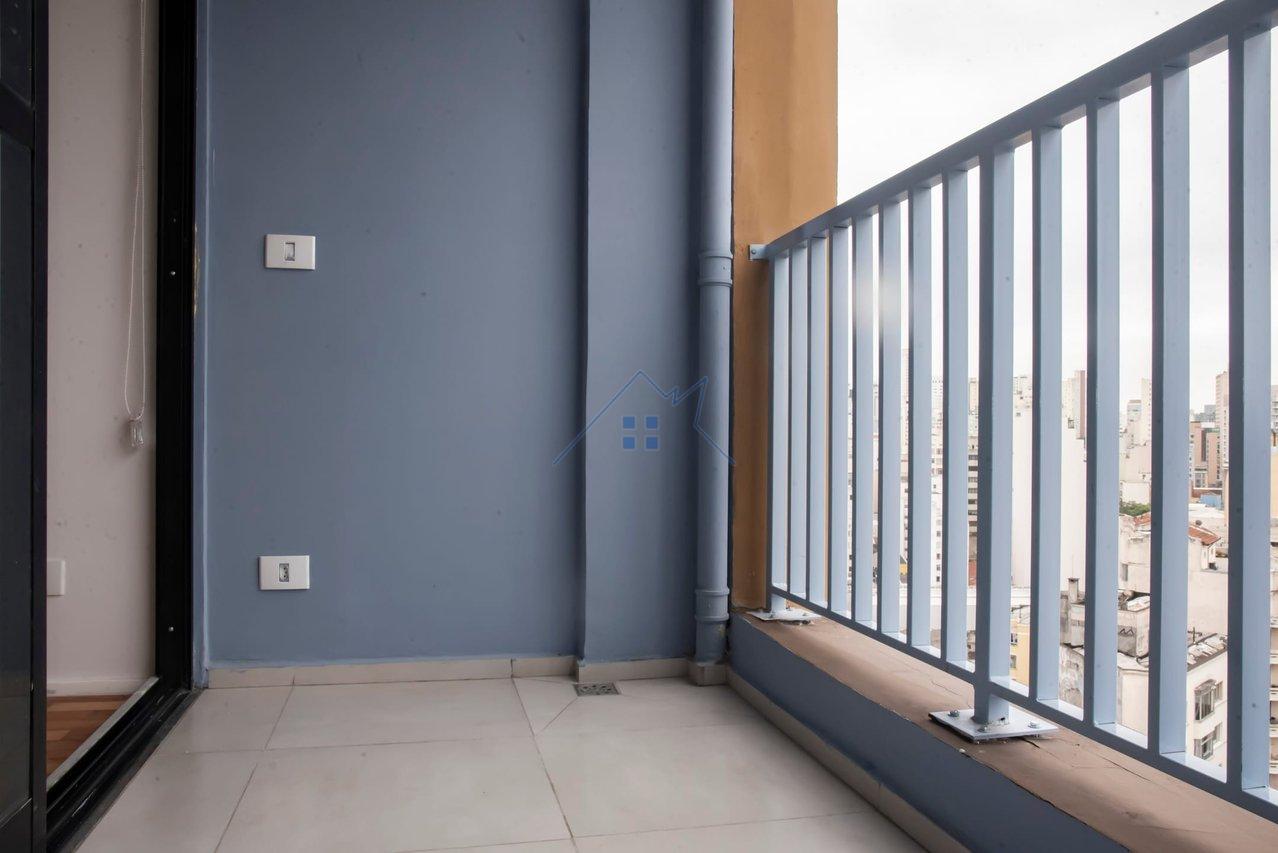 Studio 33m² na República 1 dorm - Aceita PET Largo do Arouche São Paulo - 