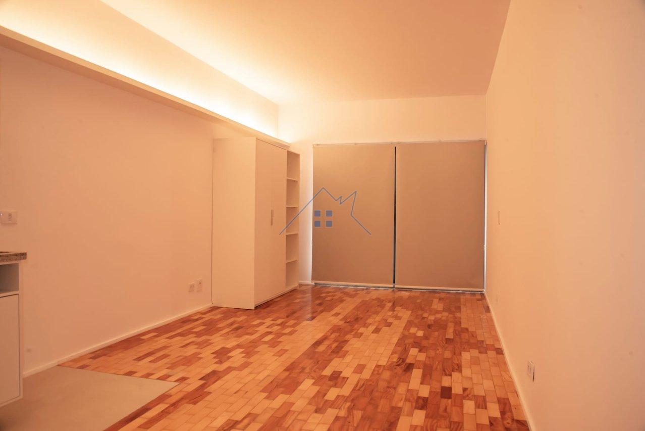 Studio 33m² na República 1 dorm - Aceita PET Largo do Arouche São Paulo - 
