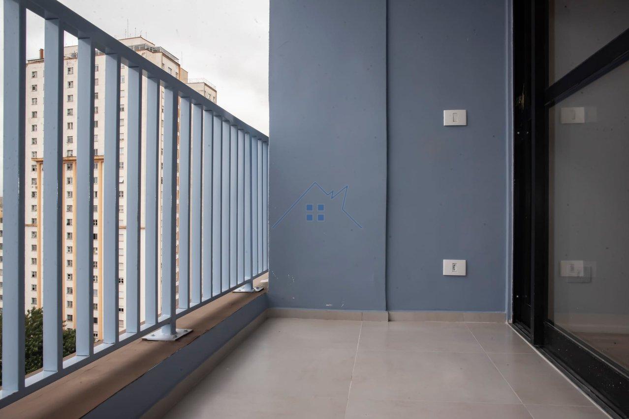 Studio 33m² na República 1 dorm - Aceita PET Largo do Arouche São Paulo - 