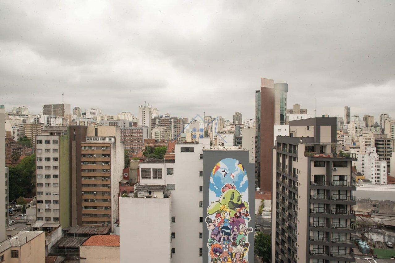 Apartamento 40m² na República 1 dorm - Aceita PET Largo do Arouche São Paulo - 