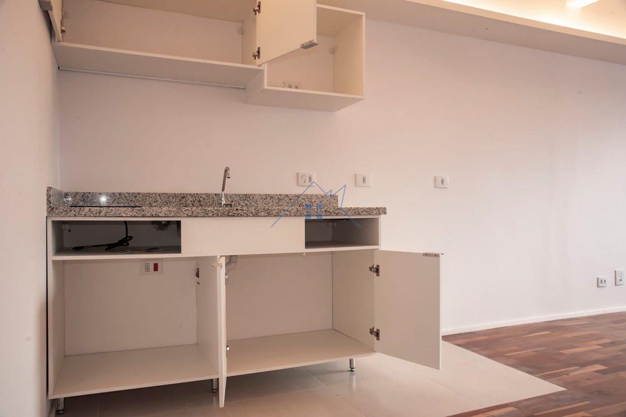 Apartamento 46m² na República 1 dorm - Aceita PET Largo do Arouche São Paulo - 