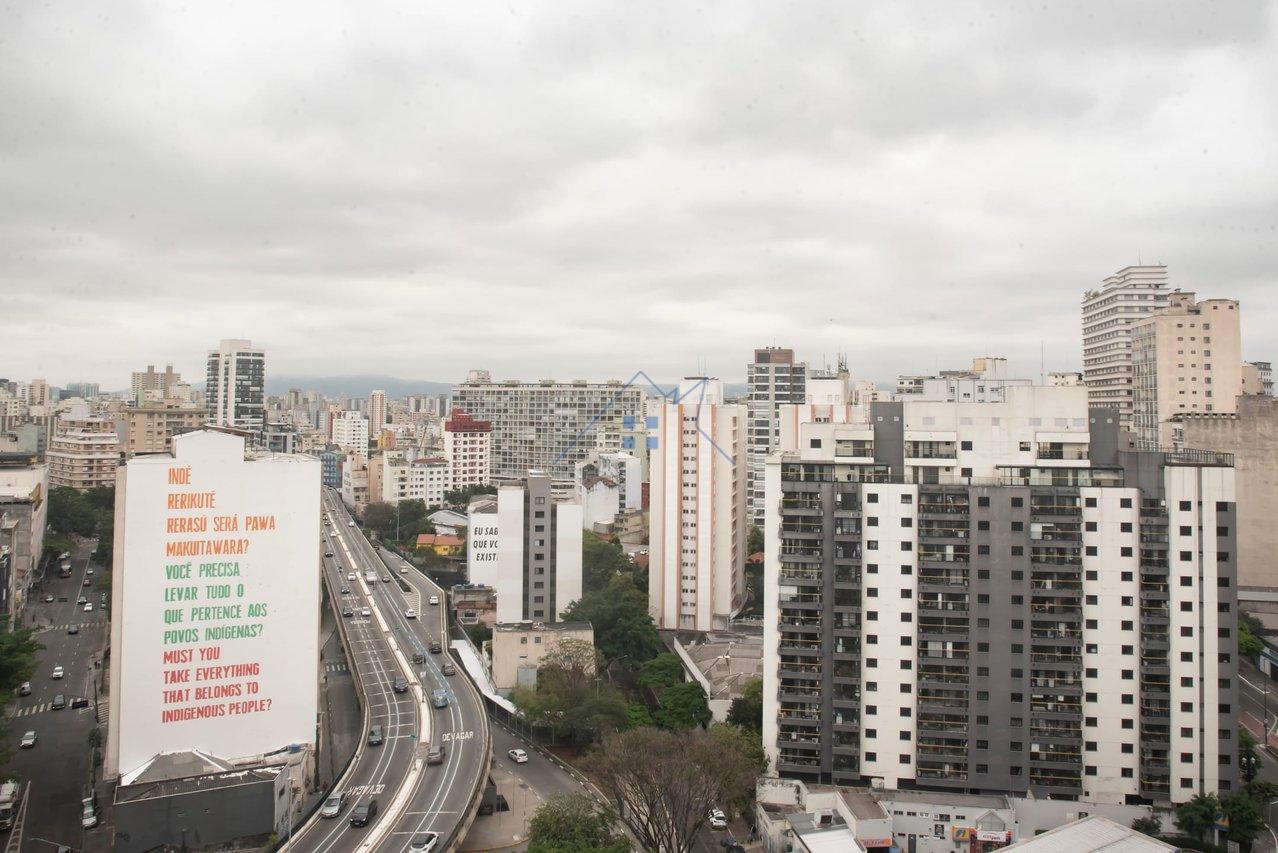 Apartamento 46m² na República 1 dorm - Aceita PET Largo do Arouche São Paulo - 