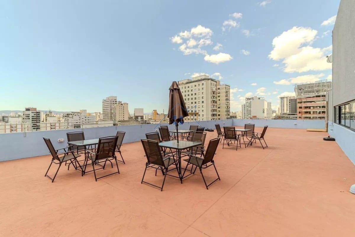 Apartamento 46m² na República 1 dorm - Aceita PET Largo do Arouche São Paulo - 
