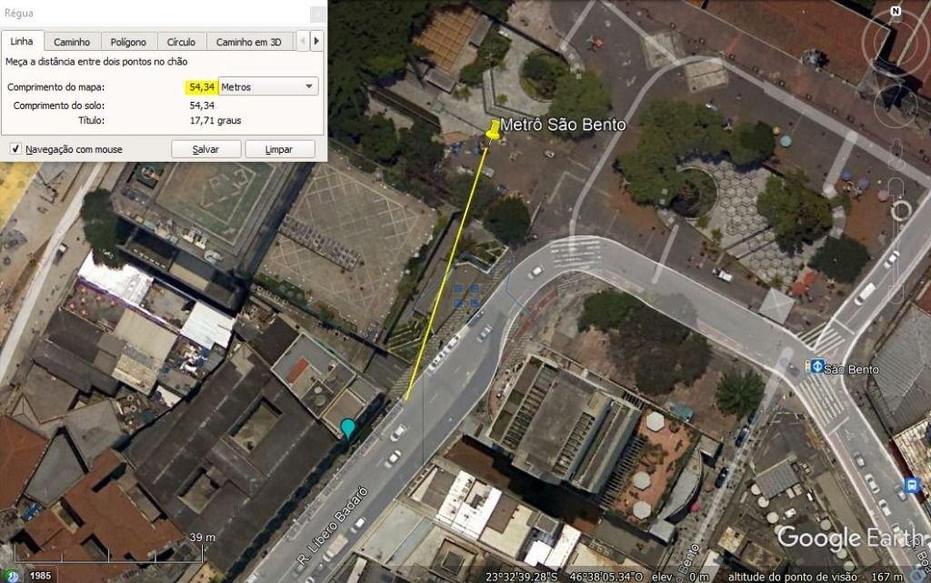 Loja para Locação no Centro Histórico 873 m2 Metrô São Bento  São Paulo - 