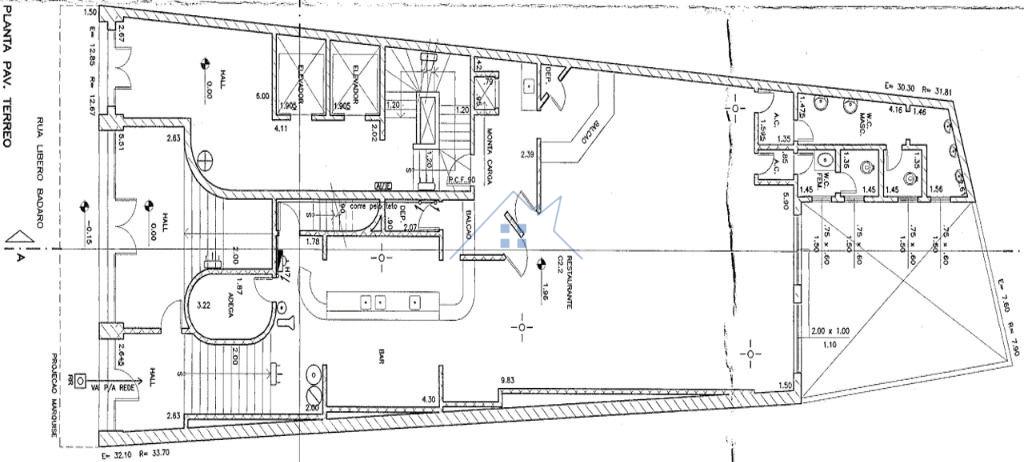 Loja para Locação no Centro Histórico 873 m2 Metrô São Bento  São Paulo - 