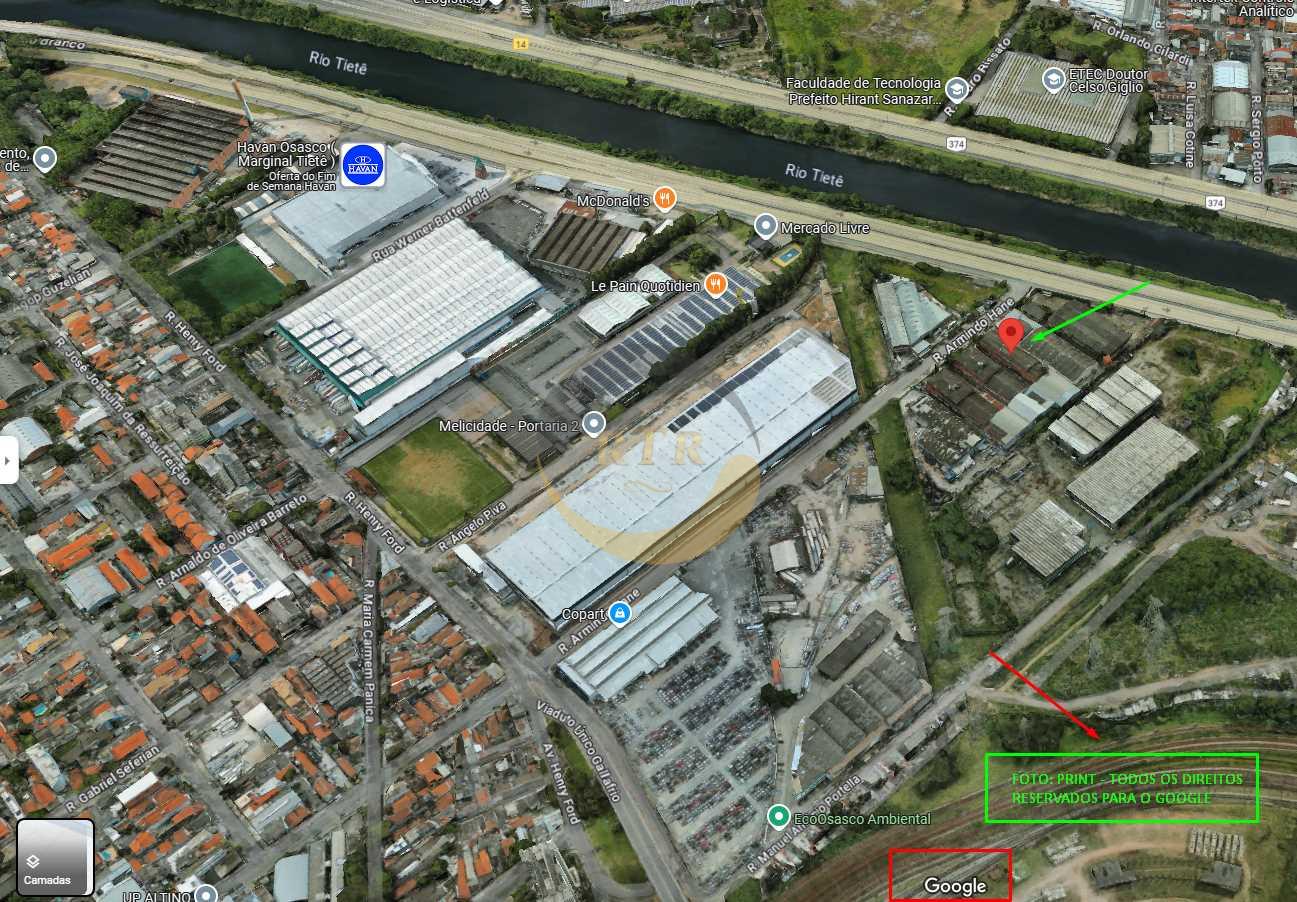 Galp&atilde;o Osasco Pres. Altino, A.T 2.776 M&sup2;, AC.2.830 M&sup2;, Escrit&oacute;rios, Conj. Banheiros, Docas  Osasco - 
