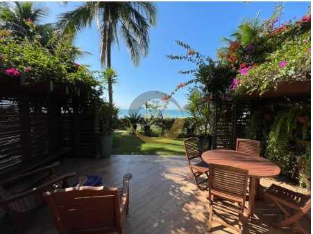 Sofistica&ccedil;&atilde;o, Conforto &agrave; Beira-Mar, Casa alto Padr&atilde;o, 458 M&sup2;, 5 su&iacute;tes, 4 vagas, P&eacute; Areia  Guarujá - 