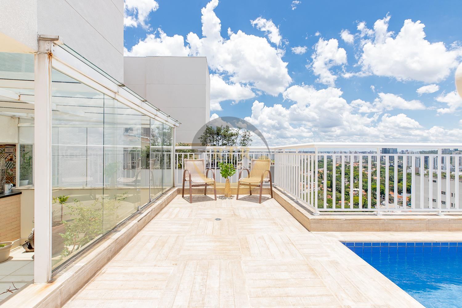 Ch&aacute;cara Sto. Antonio, Cobertura Duplex 284m&sup2;, 4 Dts 3 Suites, 3 Vgs, Vista 180&ordm; lind&iacute;ssima  São Paulo - 