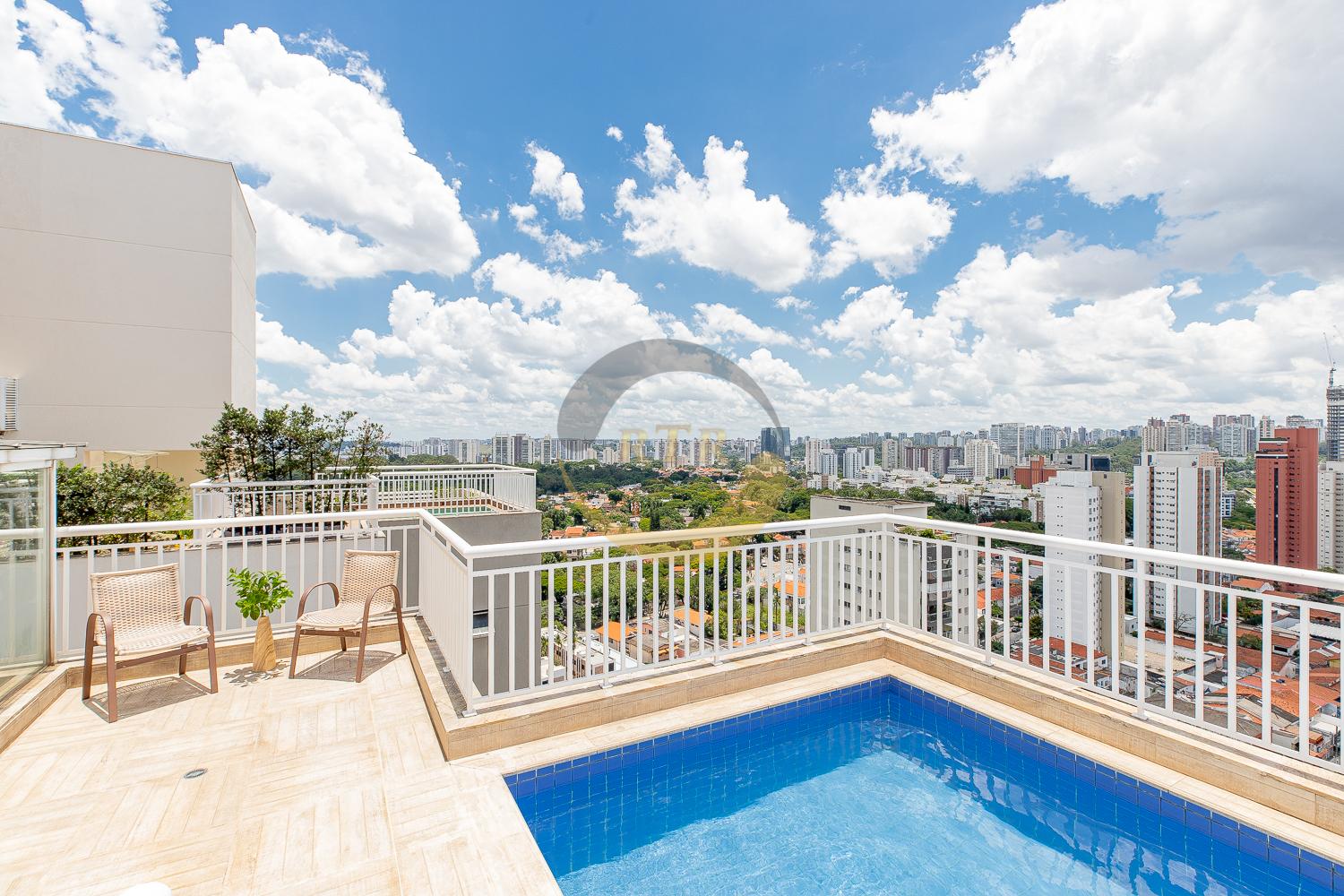 Ch&aacute;cara Sto. Antonio, Cobertura Duplex 284m&sup2;, 4 Dts 3 Suites, 3 Vgs, Vista 180&ordm; lind&iacute;ssima  São Paulo - 
