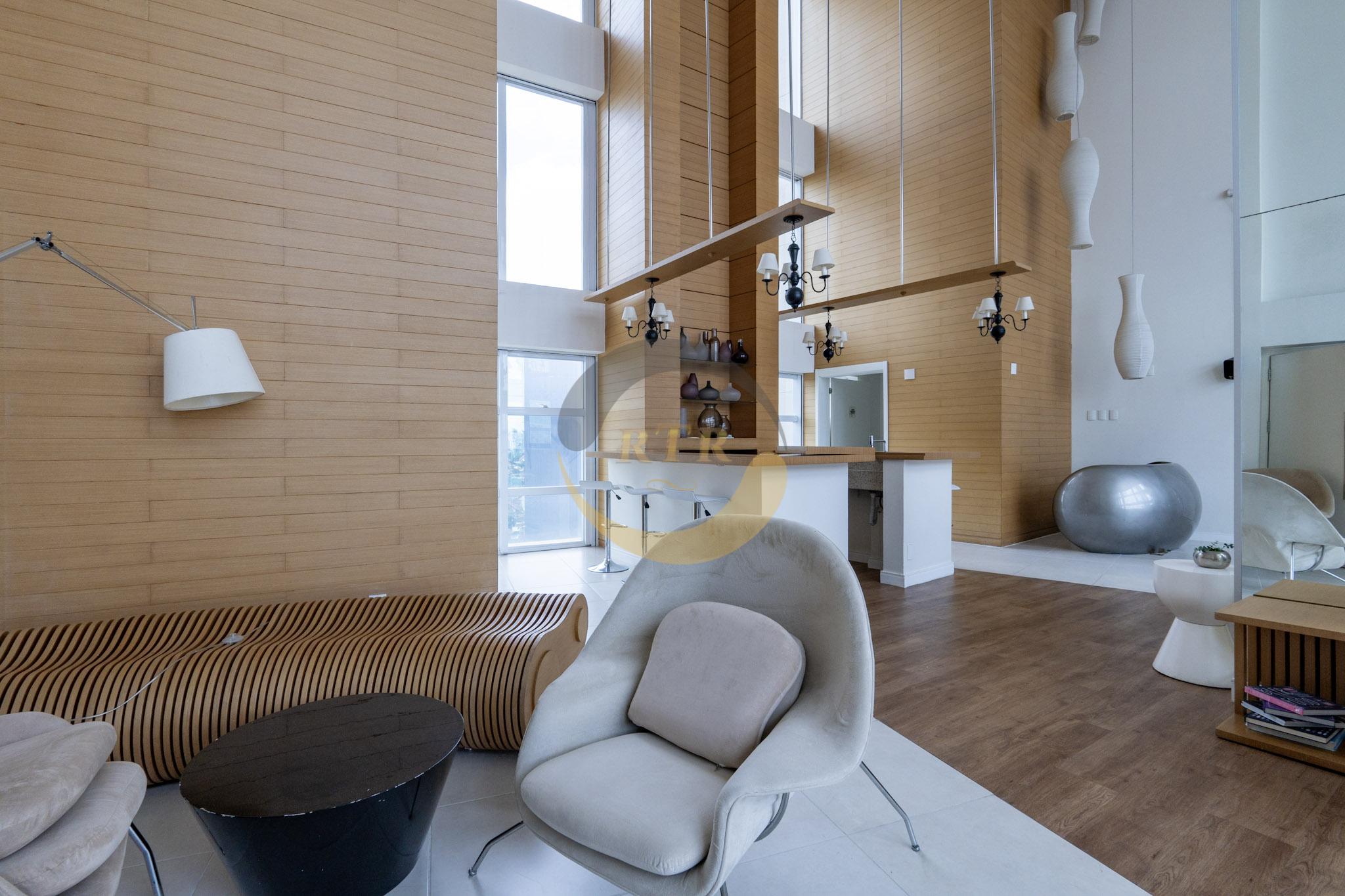 Loft 85 M&sup2;, Brooklin, Luxo, Conforto, 1 Su&iacute;te, 2 banheiros, 2 vagas, Vista maravilhosa  São Paulo - 