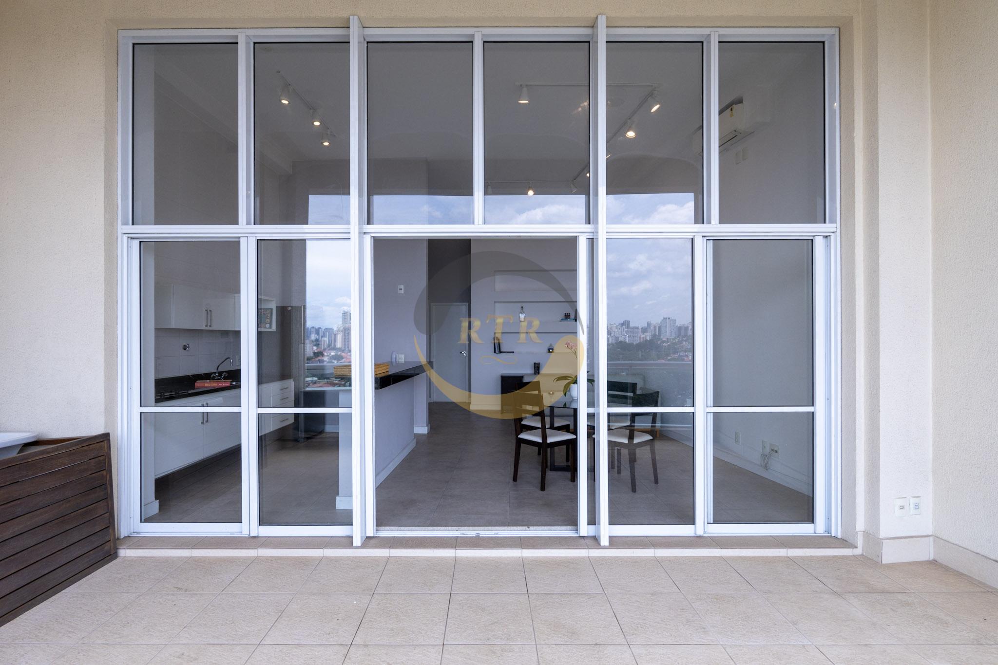 Loft 85 M&sup2;, Brooklin, Luxo, Conforto, 1 Su&iacute;te, 2 banheiros, 2 vagas, Vista maravilhosa  São Paulo - 