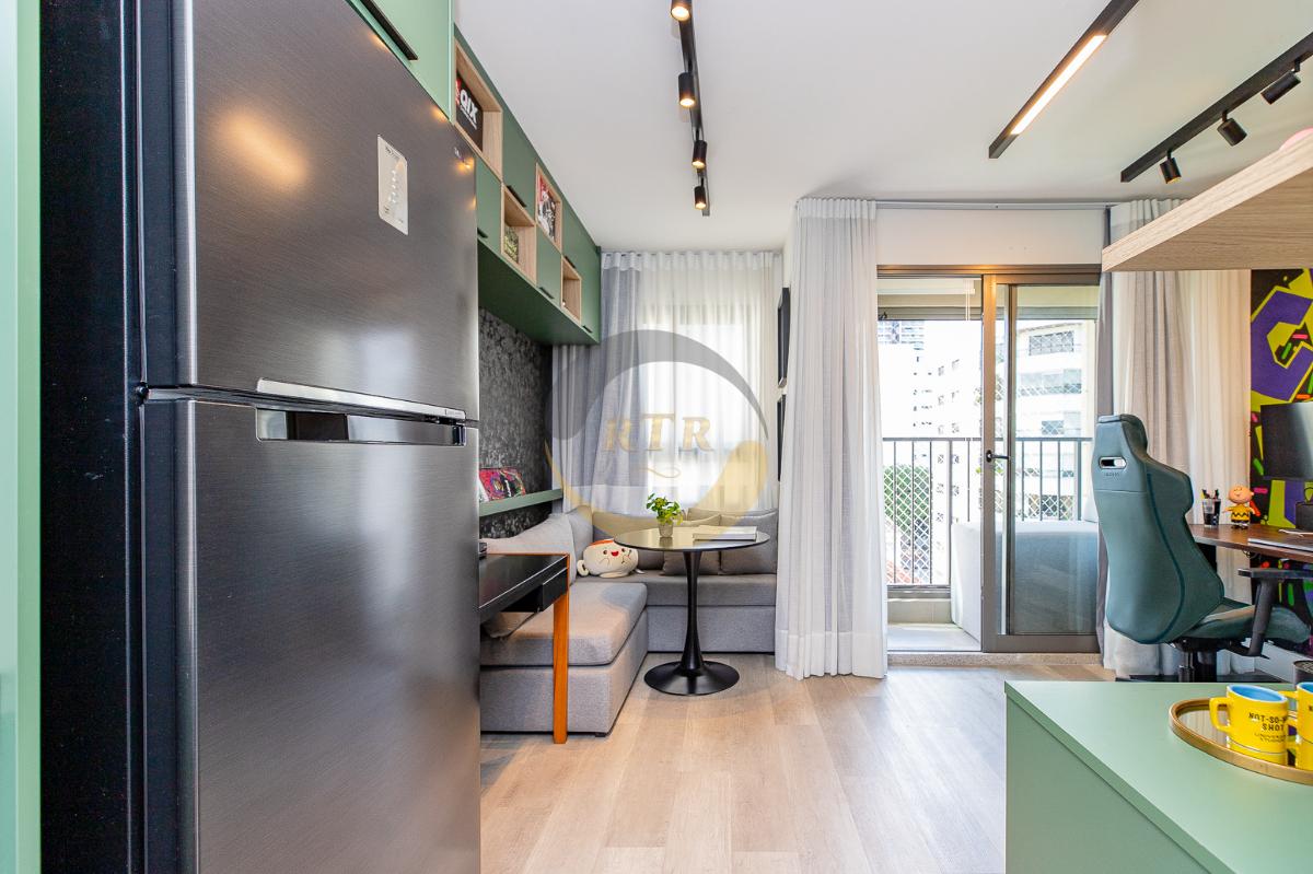Studio Mobiliado, Campo Belo, 24,50 M&sup2;, Lazer Completo, Pronto para Morar ou Investir  São Paulo - 