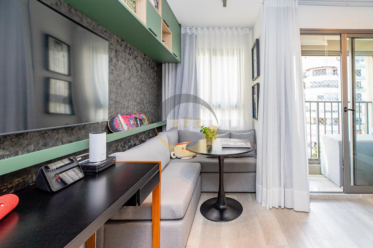 Studio Mobiliado, Campo Belo, 24,50 M&sup2;, Lazer Completo, Pronto para Morar ou Investir  São Paulo - 