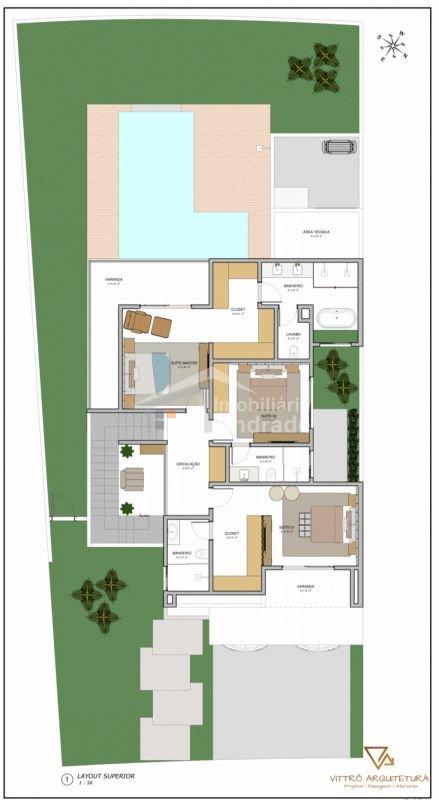 Sobrado em construção à venda no Aquarela dos Poemas  Sinop - 