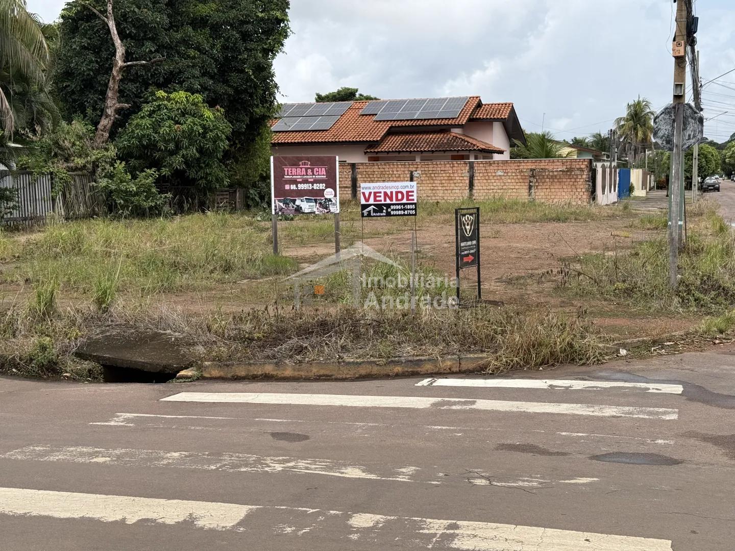 &Oacute;timo terreno de esquina em Avenida comercial de Sinop  Sinop - 