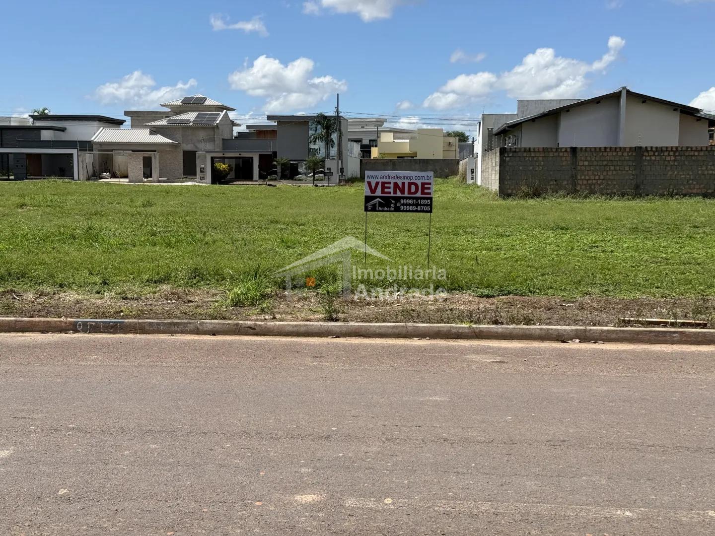 Terreno &agrave; venda na Avenida Notre Damme no Residencial Paris  Sinop - 