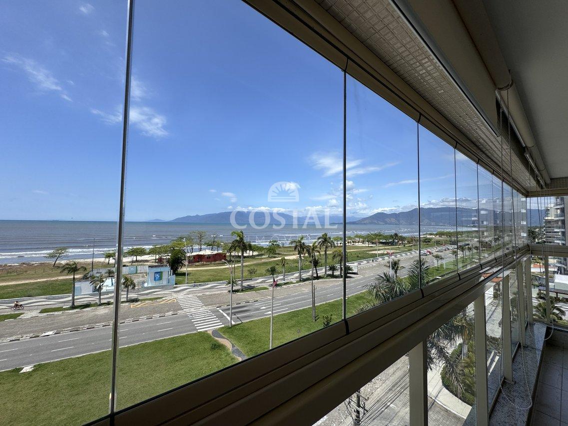 Apartamento Frente mar,  3 dormitórios com 2 suítes , Indaiá  Caraguatatuba - 